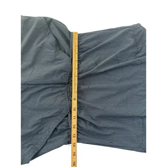 Mountain HardWear Railay Romper Womens Small Blue Striped Shorts Mesh Back - Picture 12 of 16